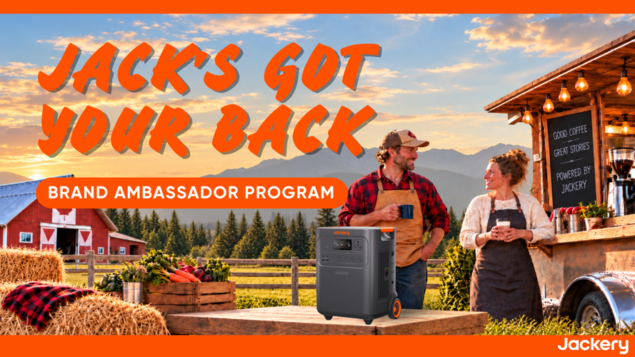 This Black Friday, Jack's Got Your Back: Jackery Launches Brand Ambassador Program for Canadian Communities