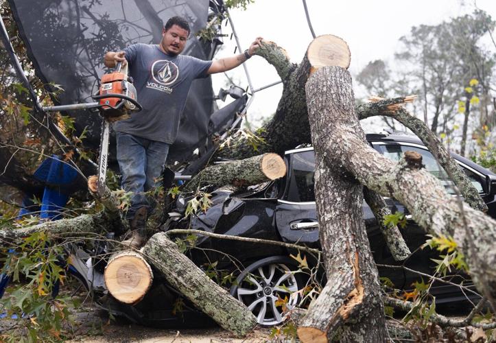 At least 1 person has died as several tornadoes touch down around Houston