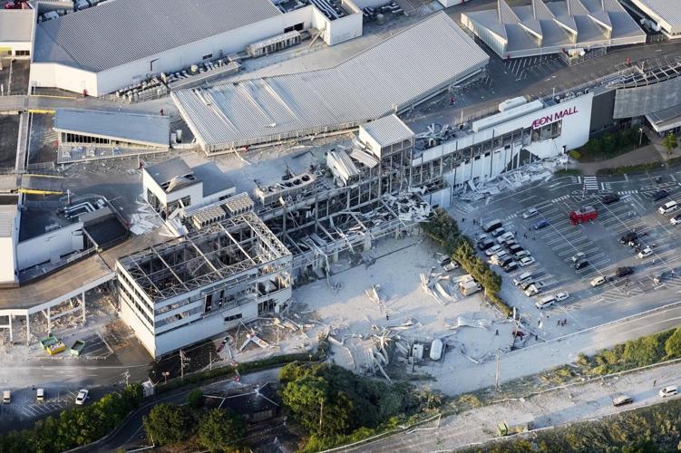 7.1 magnitude quake shakes Japan's Kyushu and people are missing after a shopping center collapses