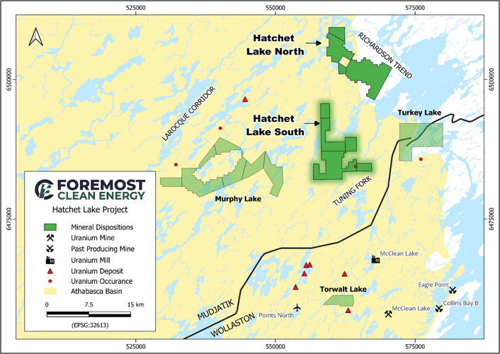 Foremost Reports Assay Results from Tuning Fork Uranium Zone Including High-Grade Highlight of 1.3% U₃O₈ over 1.0 Metre