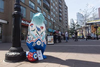 Beaver sculptures that welcomed FIFA fans in Toronto up for auction