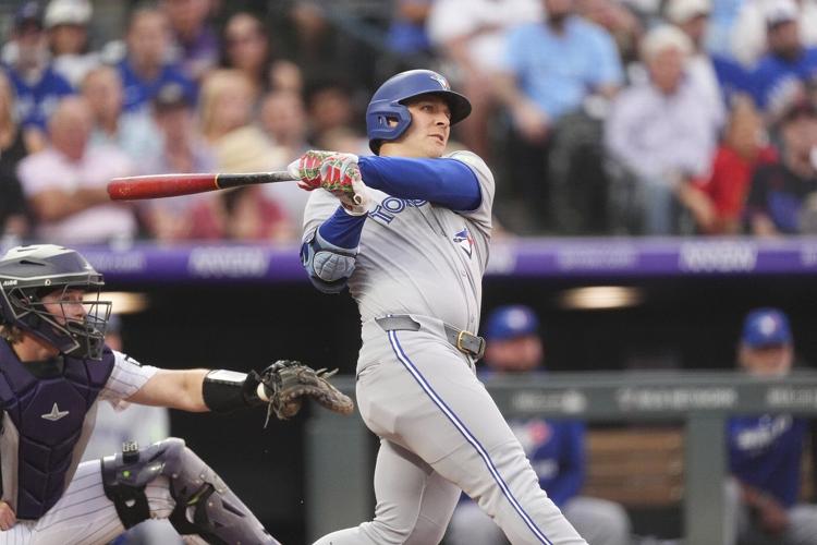 Blue Jays go deep 5 times, Varsho gets 6 RBIs in 10-4 win over Rockies