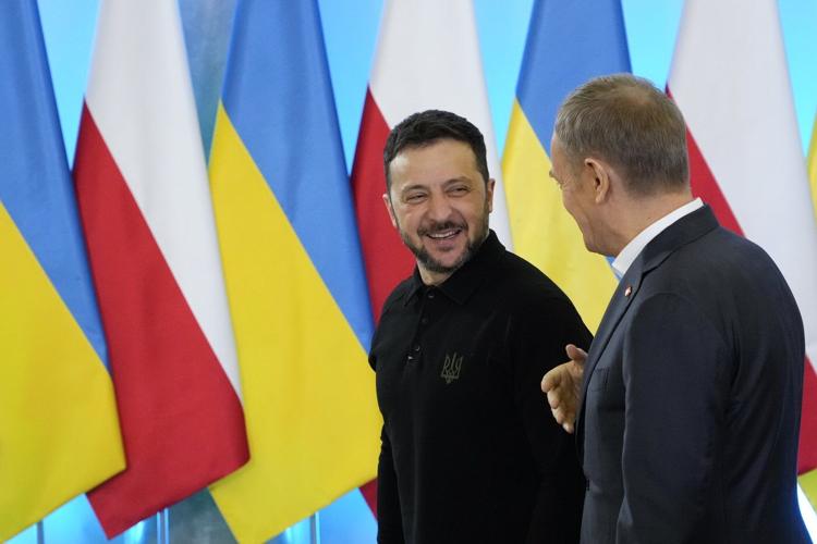 Zelenskyy visits Poland as sides reach deal on exhuming Polish victims of WWII-era massacres