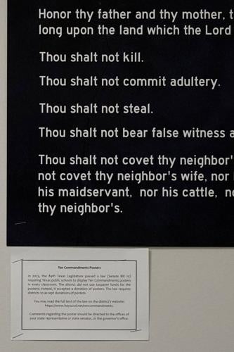 Texas can require public schools to display Ten Commandments in classrooms, US appeals court rules