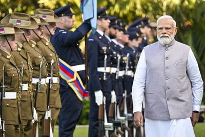 Indian Prime Minister Modi strikes new agreements on migration and green hydrogen in Australia