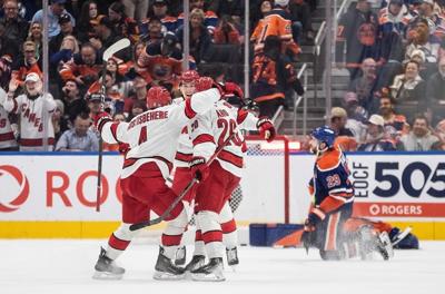 'Best players' step up for Carolina Hurricanes in OT win over Edmonton Oilers