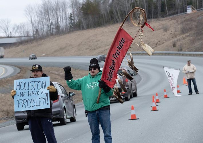 First Nation protest over cannabis crackdown blocks highways in Nova Scotia