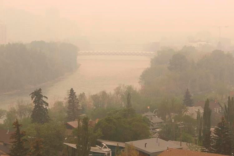 Air quality statements remain in place across Western Canada as wildfires rage