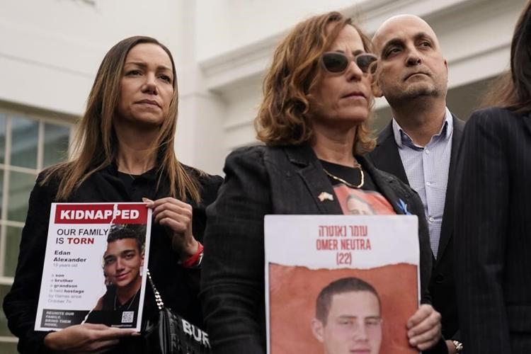 Families of American hostages in Gaza say Biden reaffirms commitment to freeing their loved ones