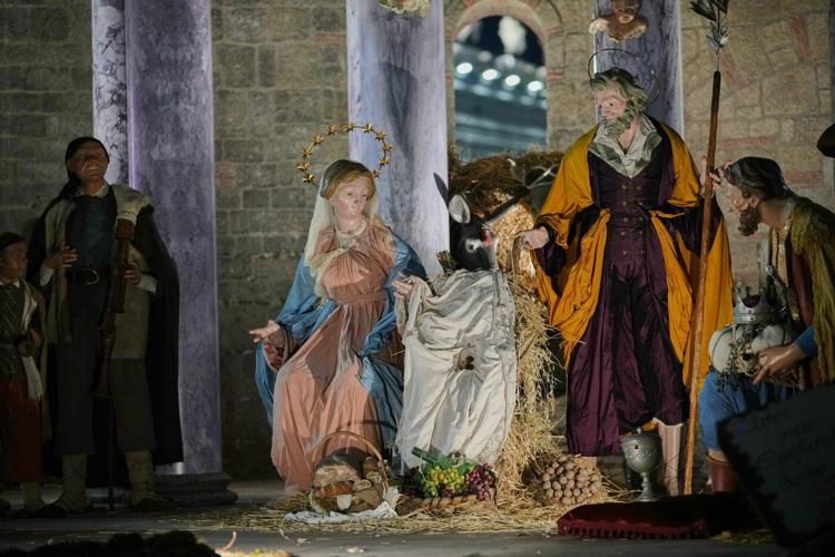 Vatican unveils Nativity scene, lights Christmas tree in St. Peter’s Square