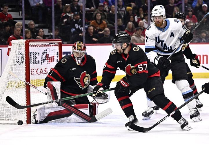 Senators beat Utah 3-1 for weekend sweep at home