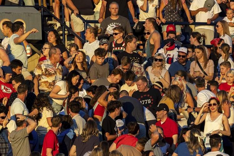 Multiple injuries reported after fireworks veer into crowd at Utah stadium