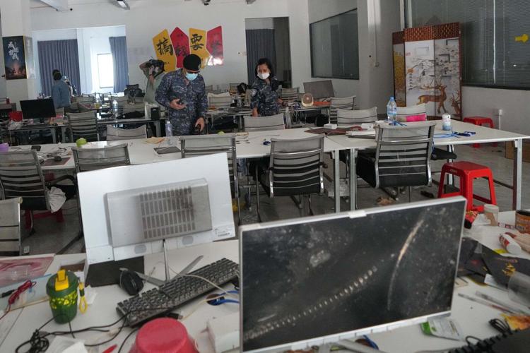 Inside a huge compound on Thailand-Cambodia border where 10,000 workers scammed people globally