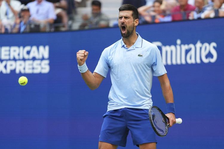Photos: From violin mimics to victory fists, Djokovic steals the show