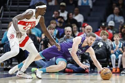 Raptors beat Hornets, clinch play-in tournament spot