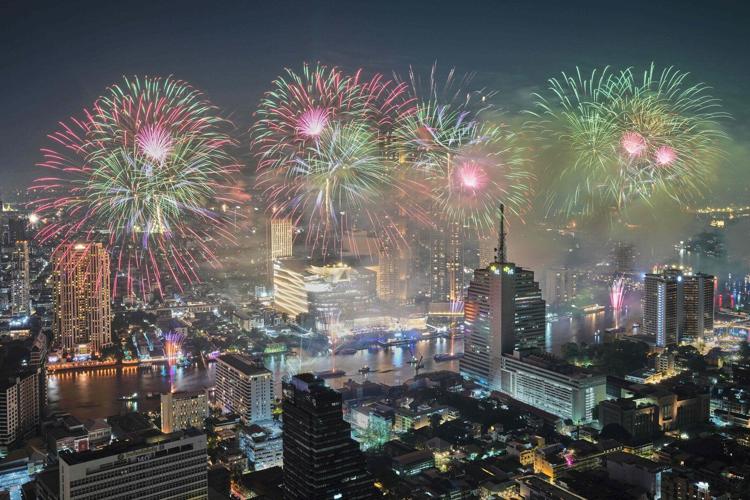Photos of New Year's celebrations across the globe