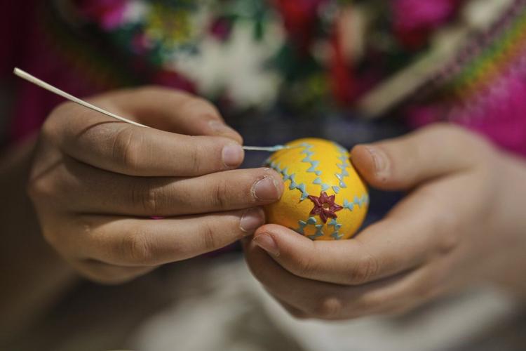Germany's Sorbian ethnic minority celebrates Easter with egg decorating traditions