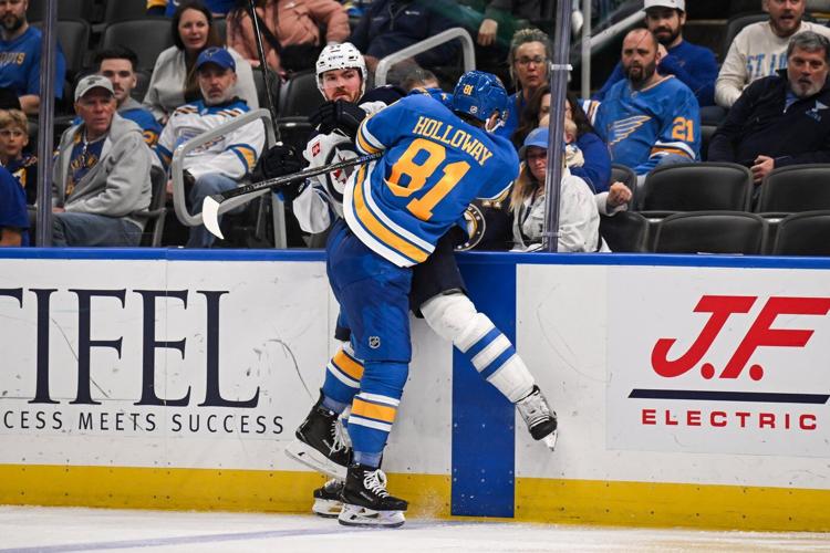 Iafallo, Morrissey and Toews score as the Jets beat the Blues 3-2 to keep playoff hopes alive