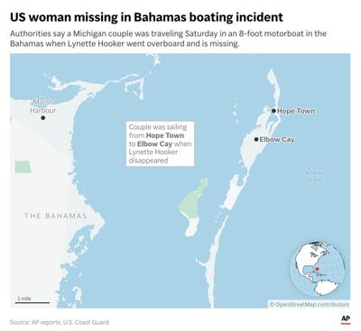 Husband arrested in Bahamas after US woman vanishes from boat denies wrongdoing, lawyer says