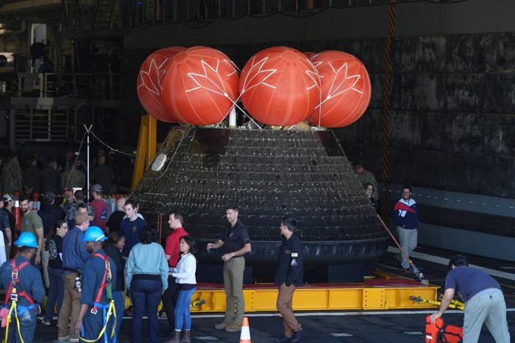 NASA's Artemis II moonship returns home to its launch site after historic voyage
