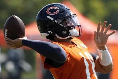 Chicago Bears QB Caleb Williams fights through training camp's early ups and downs