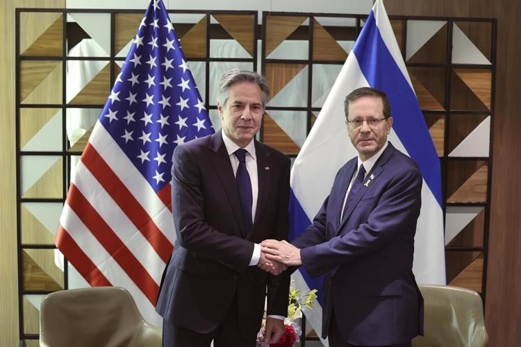 The Latest | Blinken in Israel to tell its leaders 'the time is now' for a cease-fire in Gaza