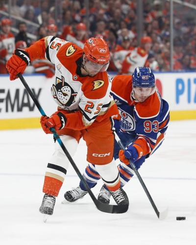 Edmonton Oilers seek to hold serve at home in playoff series against Anaheim Ducks