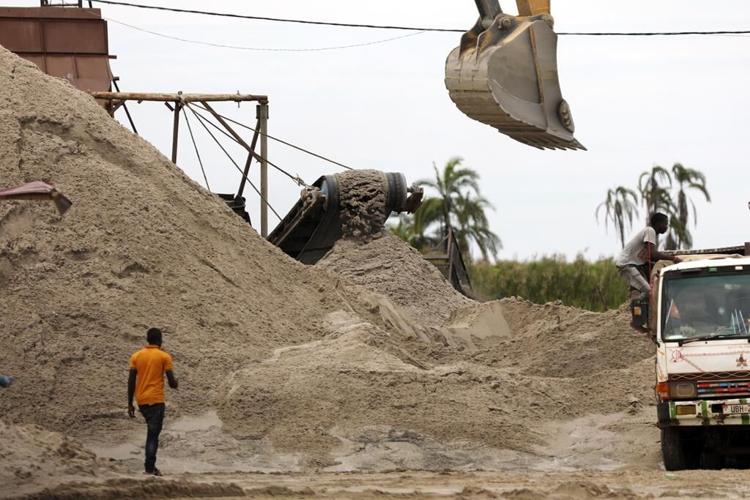 As sand miners prosper in Uganda, a vital lake basin suffers