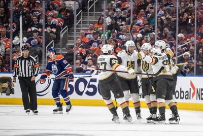 Marchessault scores hat trick for Golden Knights in 5-2 win over ousted Oilers