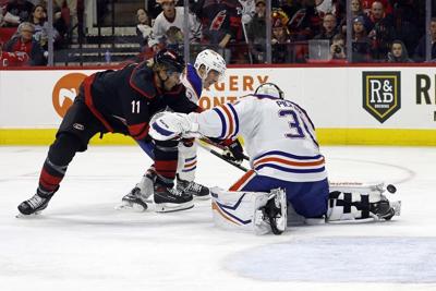Hurricanes score four goals in first period to beat Oilers 6-3
