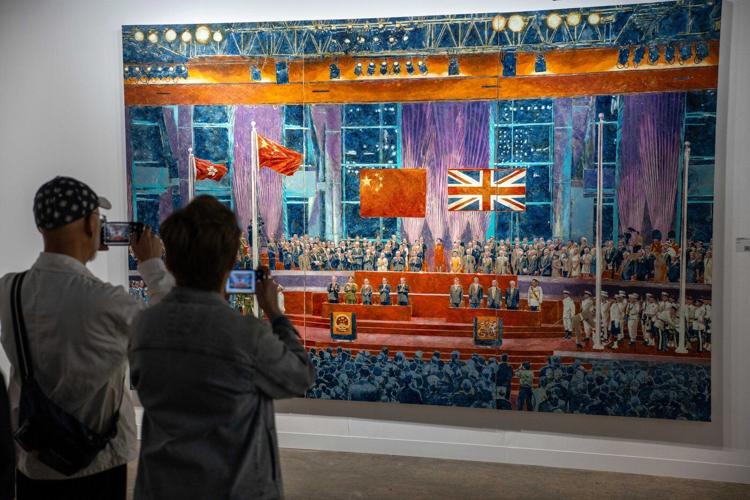 Hong Kong painter draws inspiration from city's recent history in works at Art Basel