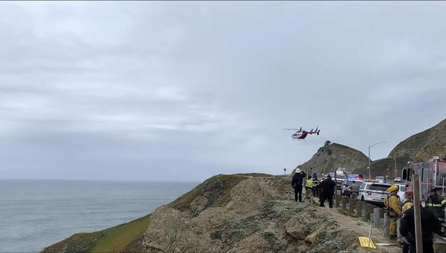 Man suspected of intentionally driving off California cliff