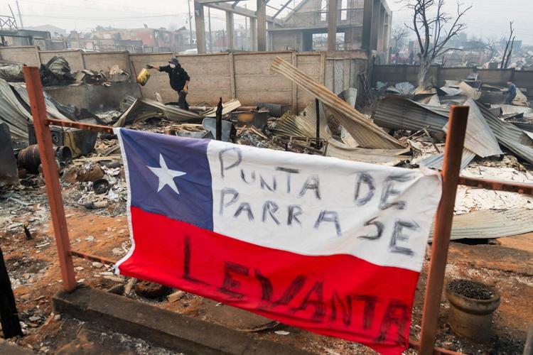 Chile fights wildfires that killed 19 and left 1,500 homeless