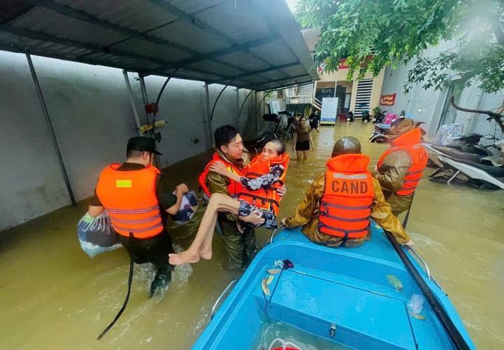 Record rainfall causes major flooding in Vietnam, submerging ancient sites