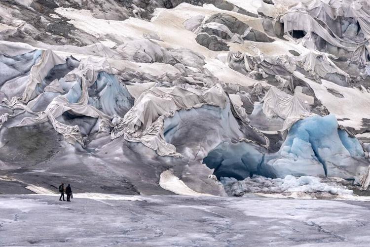 As thaw accelerates, Swiss glaciers have lost 10% of their volume in the past 2 years, experts say