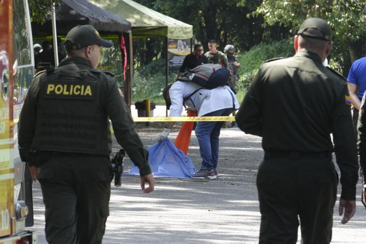 A motorcycle loaded with explosives detonated in Colombia killing 1 and injuring 14