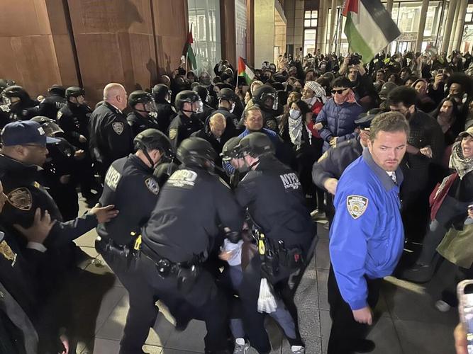 Arrests follow barricades and encampments as college students nationwide protest Gaza war