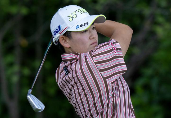 Japan's Akie Iwai takes lead at CPKC Women's Open, with large group tied for second