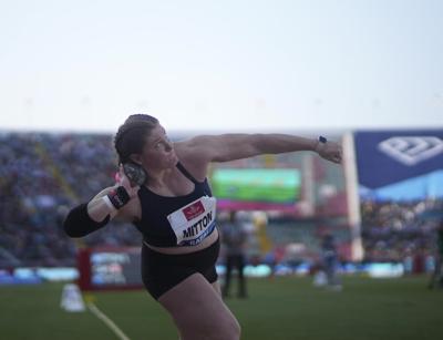 Canada's Sarah Mitton wins shot put gold at Diamond League competition