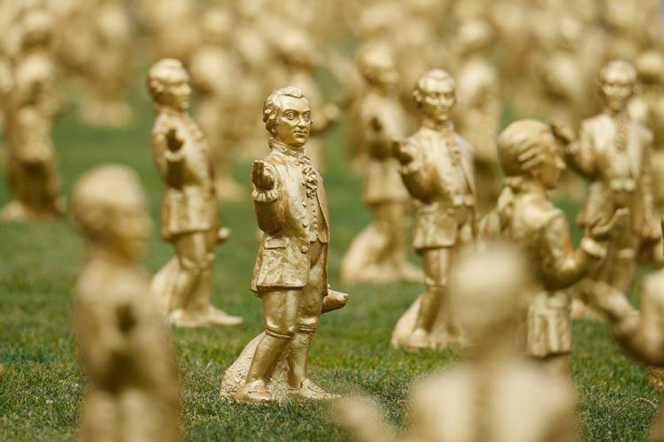 Mini-Mozart heist blights anniversary tribute as thieves make off with 210 statuettes