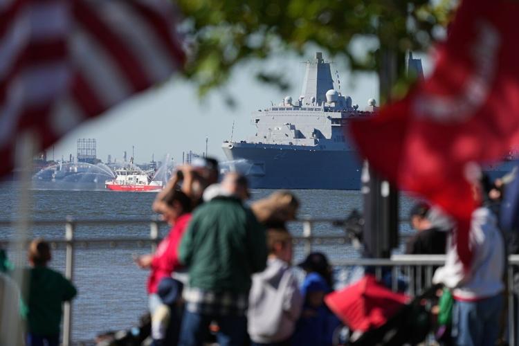 Ship parade kicks off events celebrating 250 years of the US Navy and Marine Corps