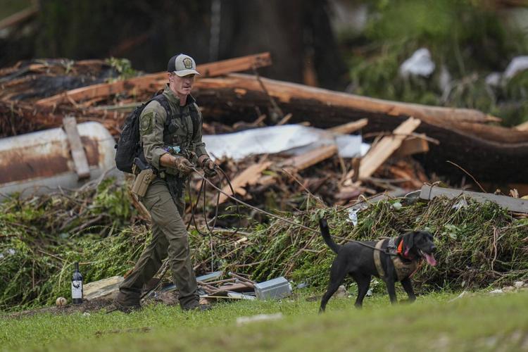 Photos of rescue teams searching for missing campers after Texas Hill Country flash flood