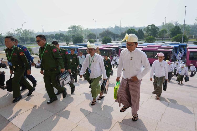 Myanmar’s parliament elects ruling general as president, keeping the army in charge