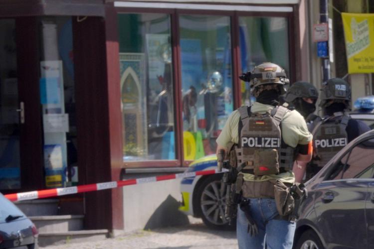 Police called to a hostage situation at a bank in western Germany
