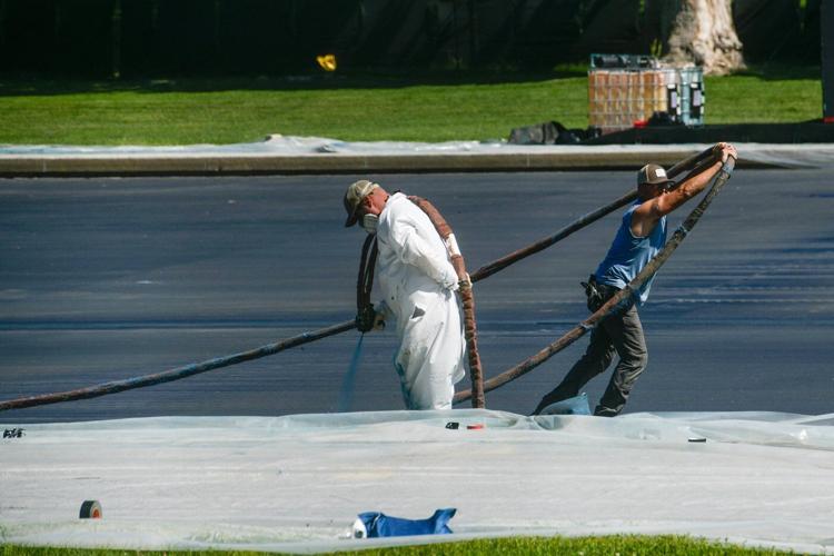 Trump says Reflecting Pool work is done and it's set to be filled with water