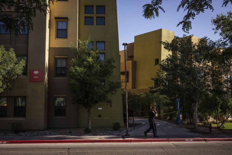 1 dead, 1 wounded, suspect at large in University of New Mexico dorm shooting