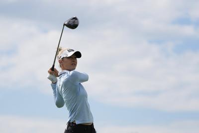Nelly Korda makes late run of birdies at Liberty ��ɫtv and shares the lead