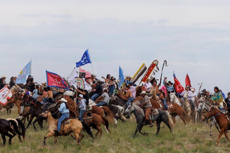 Native American tribes mark the 150th anniversary of the Battle of Little Bighorn, in photos