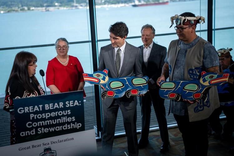 First Nations, Ottawa, B.C., announce $335M for protection off Great Bear coast