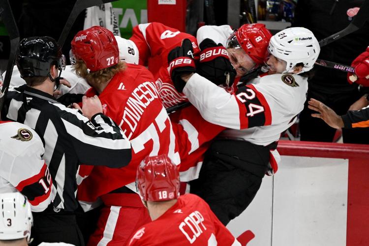 DeBrincat scores in OT to give Red Wings 4-3 win over Senators